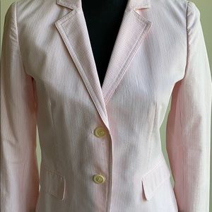J. Crew Seersucker Blazer - size 4